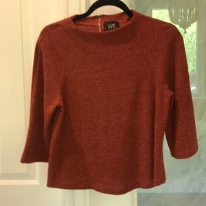 Burnt orange blouse